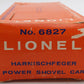 Lionel 6827 Vintage O Flatcar w/ Empty Power Shovel Box VG/Box