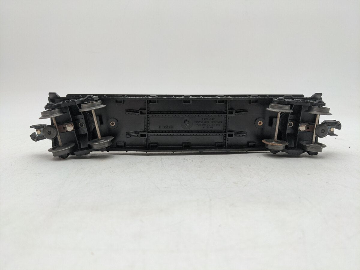 Lionel 6844 Vintage O Black Flatcar with 6 Small White Missiles EX/Box