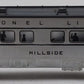 Lionel 2423 Vintage O Lionel Lines Hillside Lighted Observation Car w Gray Roof VG/Box