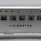 Lionel 2429 Vintage O Livingston Illuminated Passenger Car with Silver Roof VG/Box