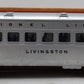 Lionel 2429 Vintage O Livingston Illuminated Passenger Car with Silver Roof VG/Box
