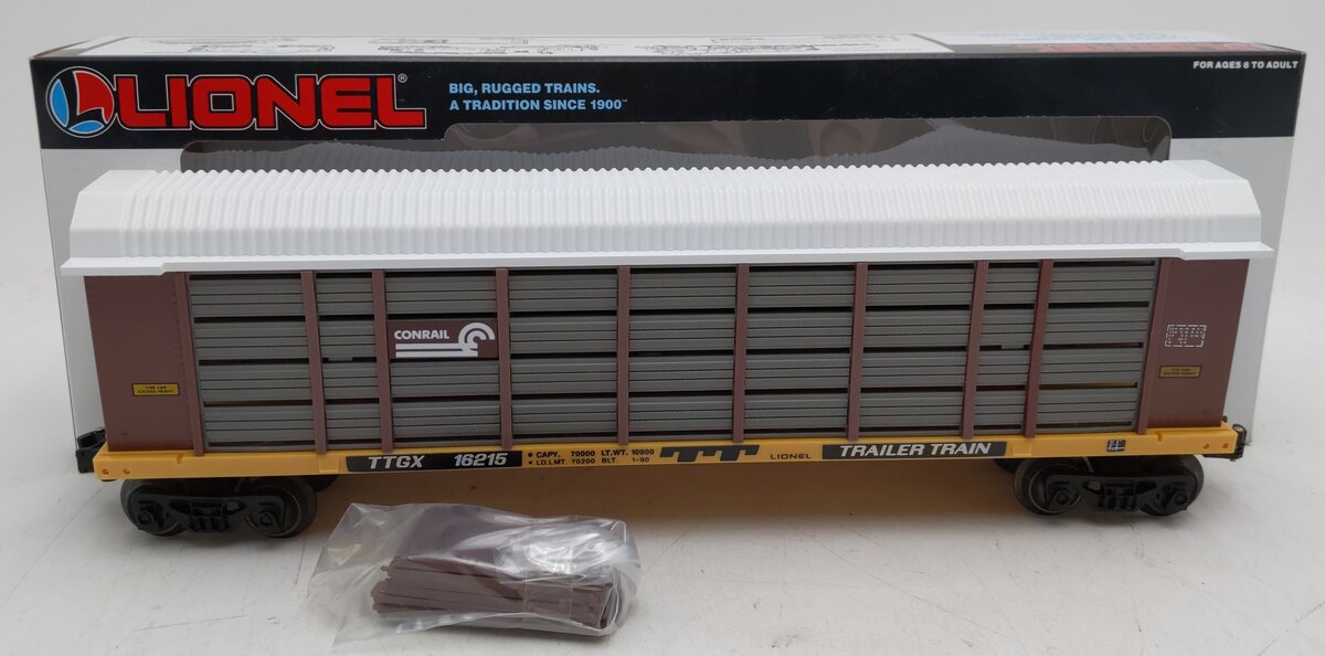 Lionel 6-16215 O Gauge Conrail Two Tier Auto Carrier LN/Box