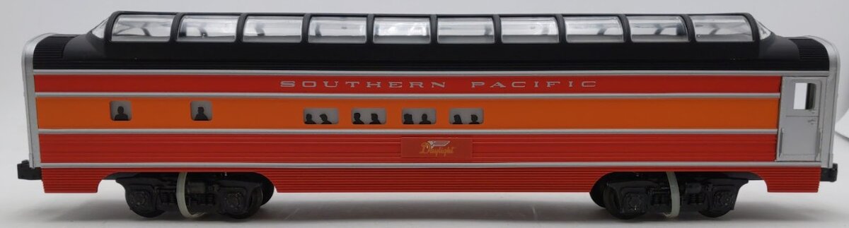 Lionel 6-19107 O Gauge Southern Pacific Daylight Full Vista Dome Passenger Car LN/Box
