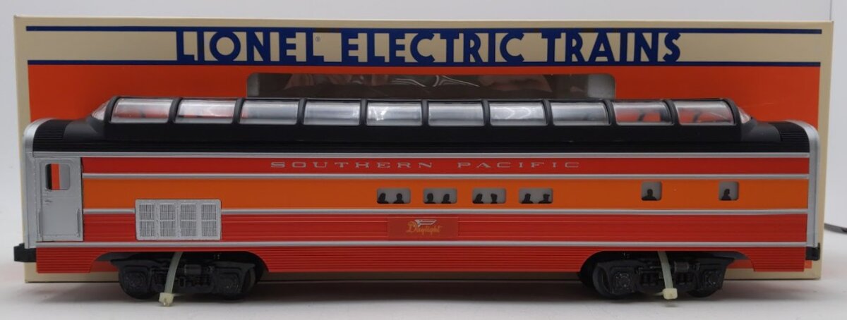 Lionel 6-19107 O Gauge Southern Pacific Daylight Full Vista Dome Passenger Car LN/Box