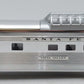 Lionel 6-19113 O Gauge Santa Fe "Vista Valley" Aluminum Vista Observation Car EX/Box