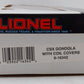 Lionel 6-16342 O Gauge CSX Gondola with Coil Covers EX/Box