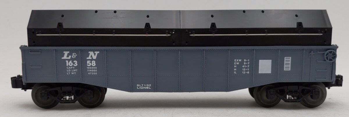Lionel 6-16358 O Gauge Louisville & Nashville Gondola with Coil Covers EX/Box