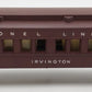 Lionel 2625 Vintage O Custom Lionel Lines Madison Irvington Coach Car #2625