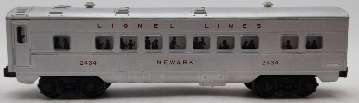 Lionel 2434 Vintage O Lionel Lines Illuminated Newark Passenger Car VG/Box