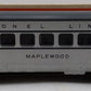 Lionel 2421 O Vintage Lionel Lines Maplewood Lighted Pullman Car #2421 VG/Box
