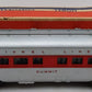 Lionel 2446 Vintage O Lionel Lines Summit Solid Red Stripe Observation Car VG/Box