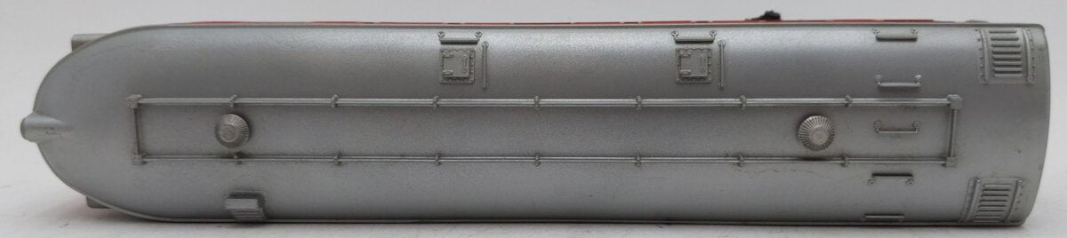 Lionel 2446 Vintage O Lionel Lines Summit Solid Red Stripe Observation Car VG/Box