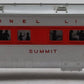 Lionel 2446 Vintage O Lionel Lines Summit Solid Red Stripe Observation Car VG/Box