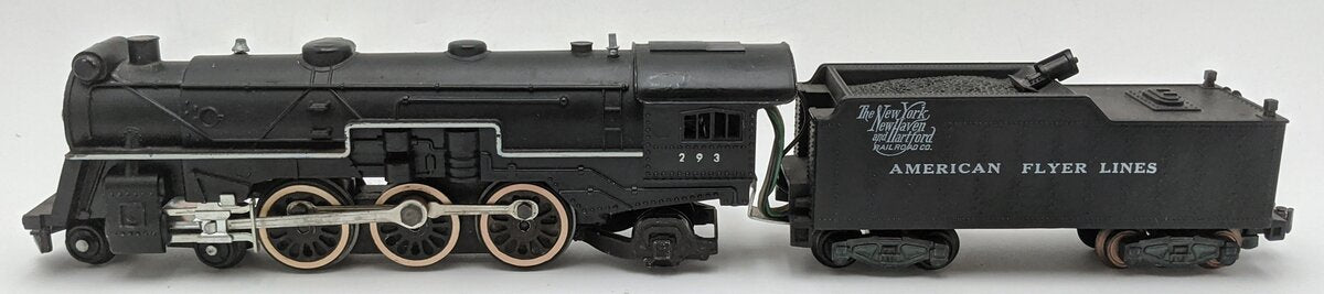 American Flyer 293 Vintage S NY, NH & Hartford 4-6-2 Steam Locomotive & Tender VG