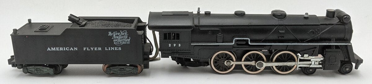 American Flyer 293 Vintage S NY, NH & Hartford 4-6-2 Steam Locomotive & Tender VG
