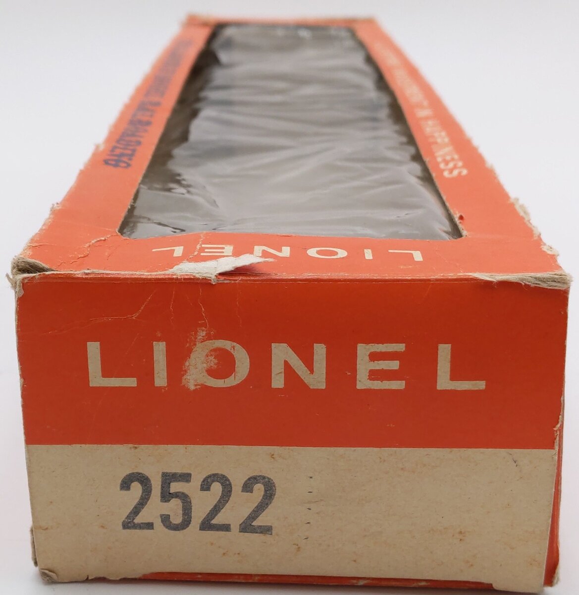 Lionel 2522 Vintage O President Harrison Gold Strip Aluminum Vista Dome Car VG/Box