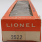 Lionel 2522 Vintage O President Harrison Gold Strip Aluminum Vista Dome Car VG/Box