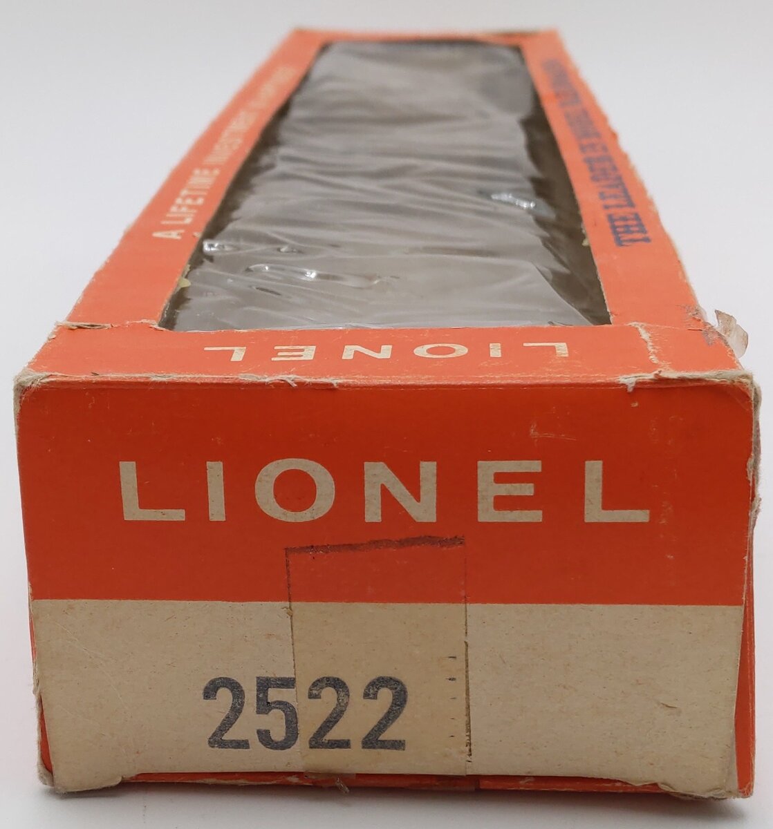 Lionel 2522 Vintage O President Harrison Gold Strip Aluminum Vista Dome Car VG/Box