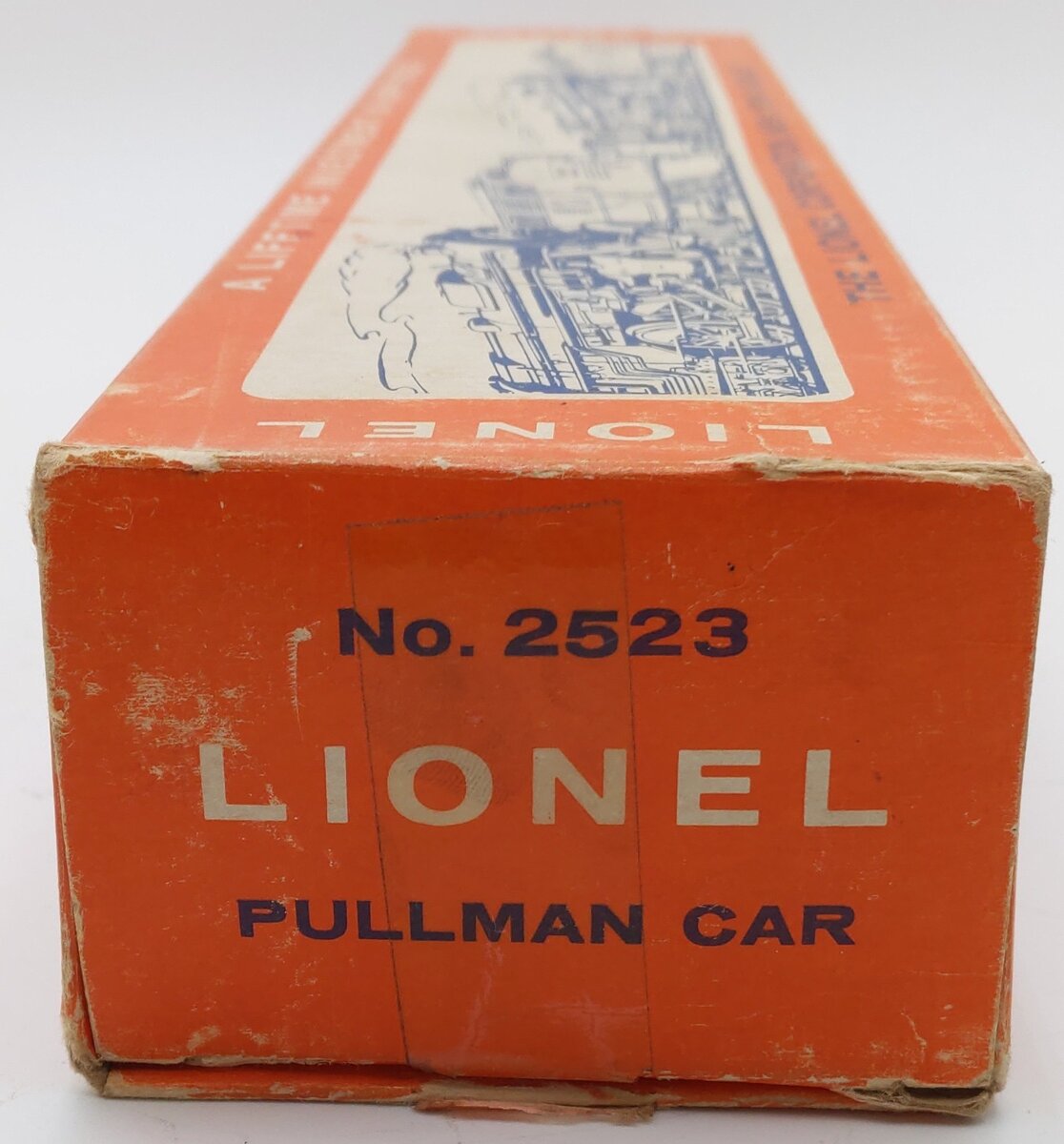 Lionel 2523 Vintage O President Garfield Gold Stripe Aluminum Pullman Car VG/Box