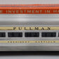 Lionel 2523 Vintage O President Garfield Gold Stripe Aluminum Pullman Car VG/Box