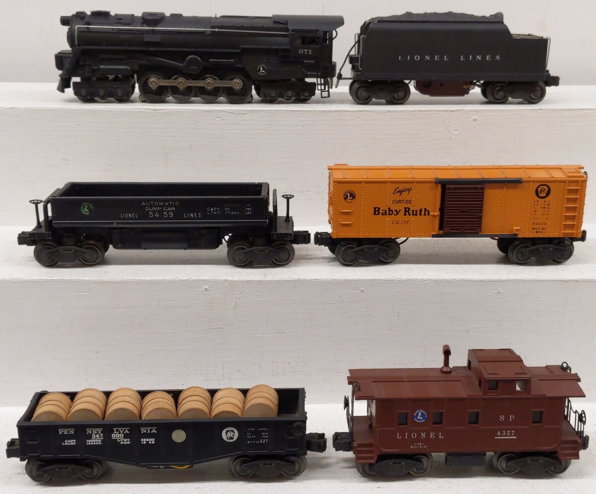 Lionel 4110WS Vintage O 671R Electronic Set VG