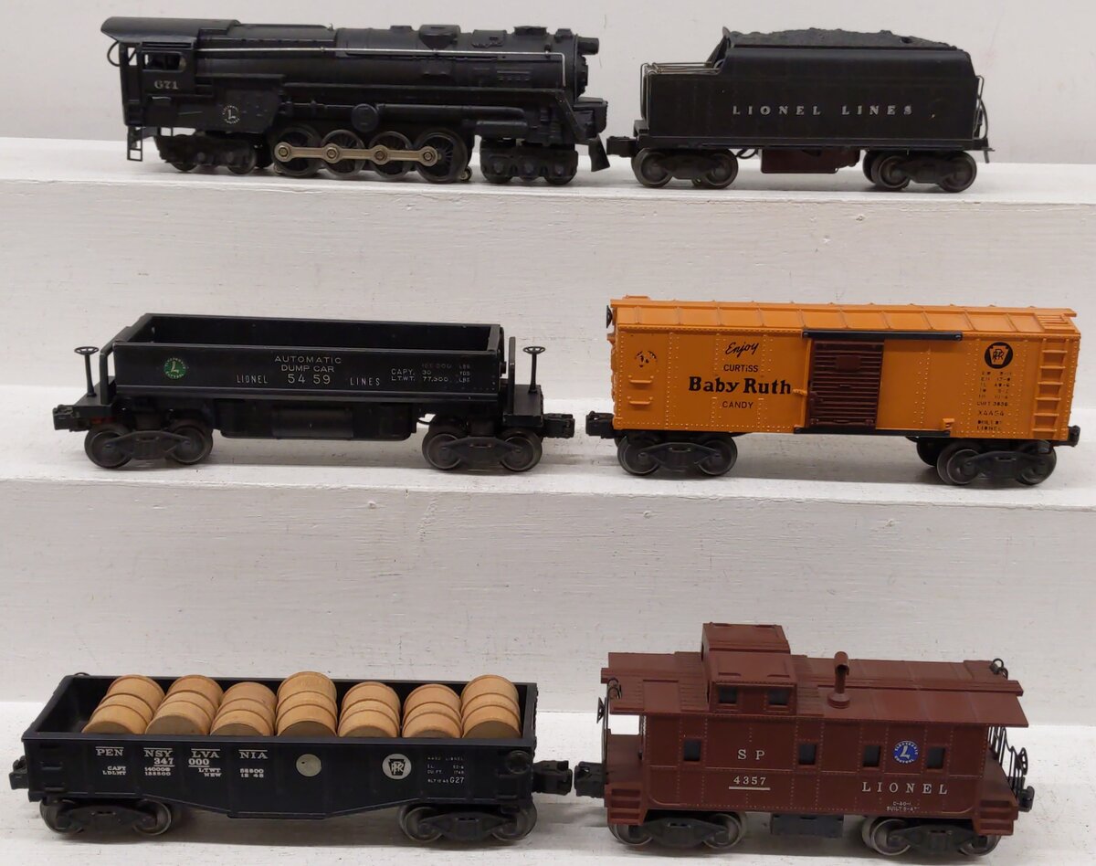 Lionel 4110WS Vintage O 671R Electronic Set VG