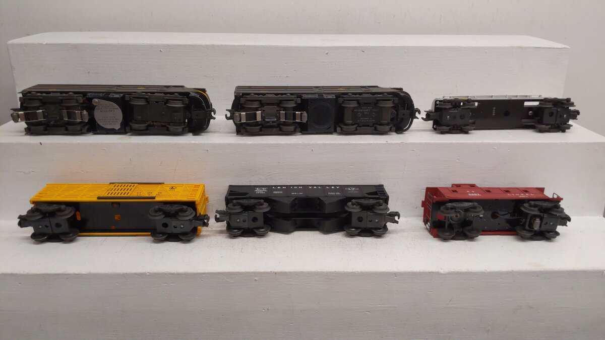 Lionel 1467W Vintage O 2032 Erie Diesel Freight Set w/ 6456 6656 6465 6357-25 VG/Box