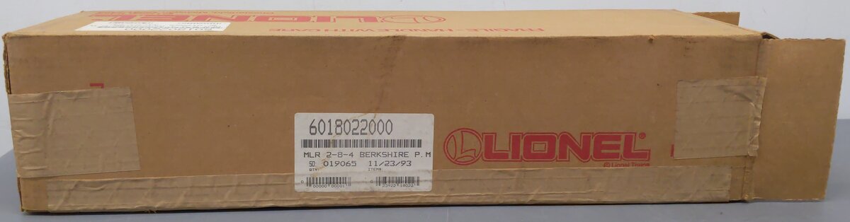 Lionel 6-18022 O Gauge Pere Marquette 2-8-4 Berkshire Steam Locomotive & Tender EX/Box