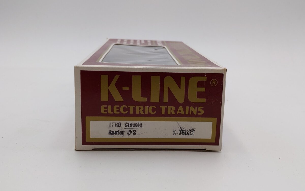 K-Line K75032 O Gauge Santa Fe Map Reefer Car NIB
