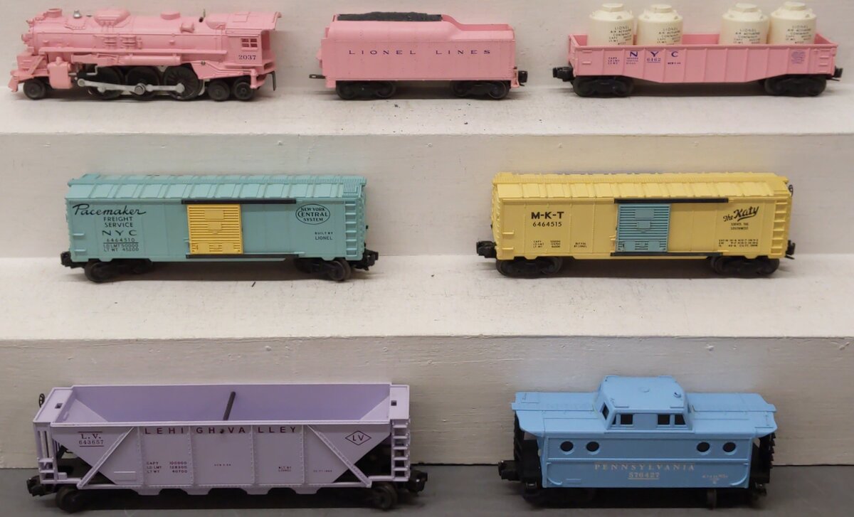 Lionel 1587S Vintage O Girls'' Train Set w/Original Set Box & Transformer - Extr VG/Box
