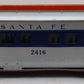Lionel O Gauge 2416 Santa Fe Observation Car VG/Box