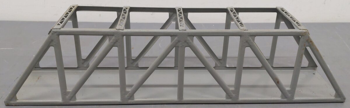 Lionel 317 Vintage O 24 Inch Gray Metal Trestle Bridge VG