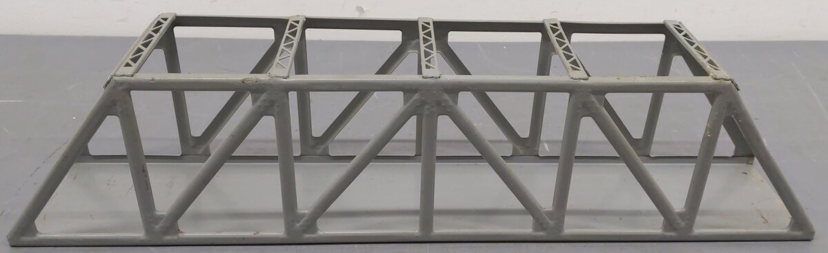 Lionel 317 Vintage O 24 Inch Gray Metal Trestle Bridge VG