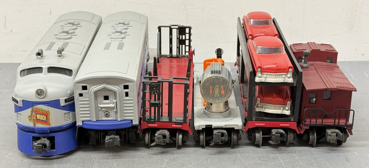 Lionel 1563W Vintage O Wabash 2240P/C AB Freight Set w/6467,3620,6414,6357 LN/Box