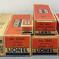 Lionel 1563W Vintage O Wabash 2240P/C AB Freight Set w/6467,3620,6414,6357 LN/Box