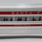 Lionel 2563 Vintage O Santa Fe "Indian Falls" Red Stripe Aluminum Pullman Car VG