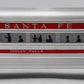 Lionel 2563 Vintage O Santa Fe "Indian Falls" Red Stripe Aluminum Pullman Car VG