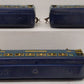 Lionel 256 O Gauge Vintage Passenger Car Set (No Engine): 710, 710 & 712 VG