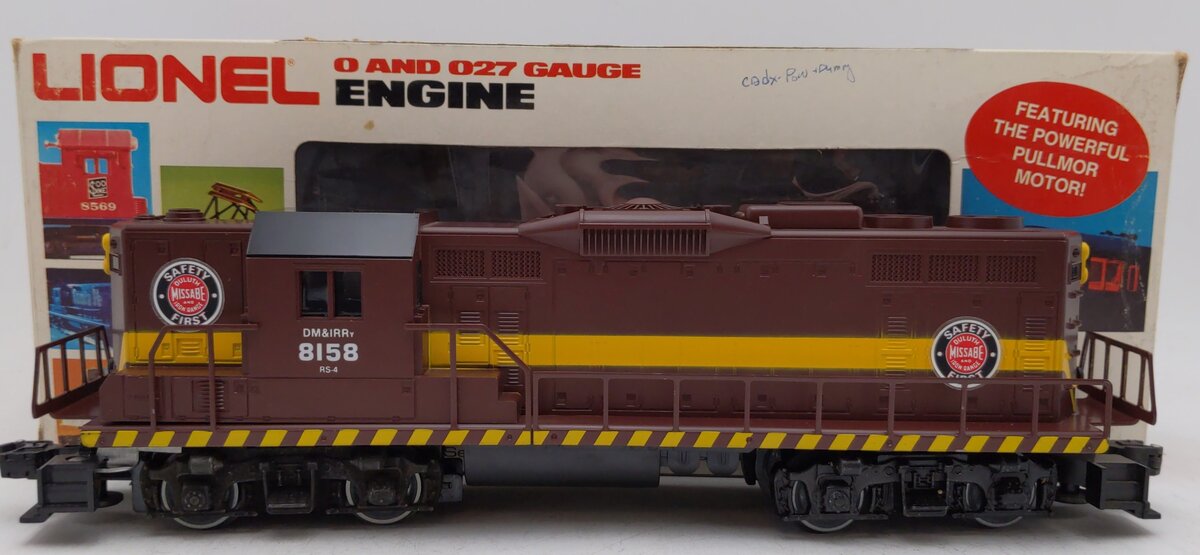 Lionel 6-8158 O Gauge Duluth Missabe GP-35 Powered Diesel Locomotive #8158 EX/Box