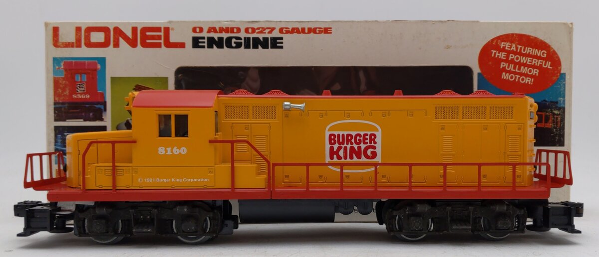 Lionel 6-8160 O Gauge Burger King GP-20 Diesel Locomotive EX/Box
