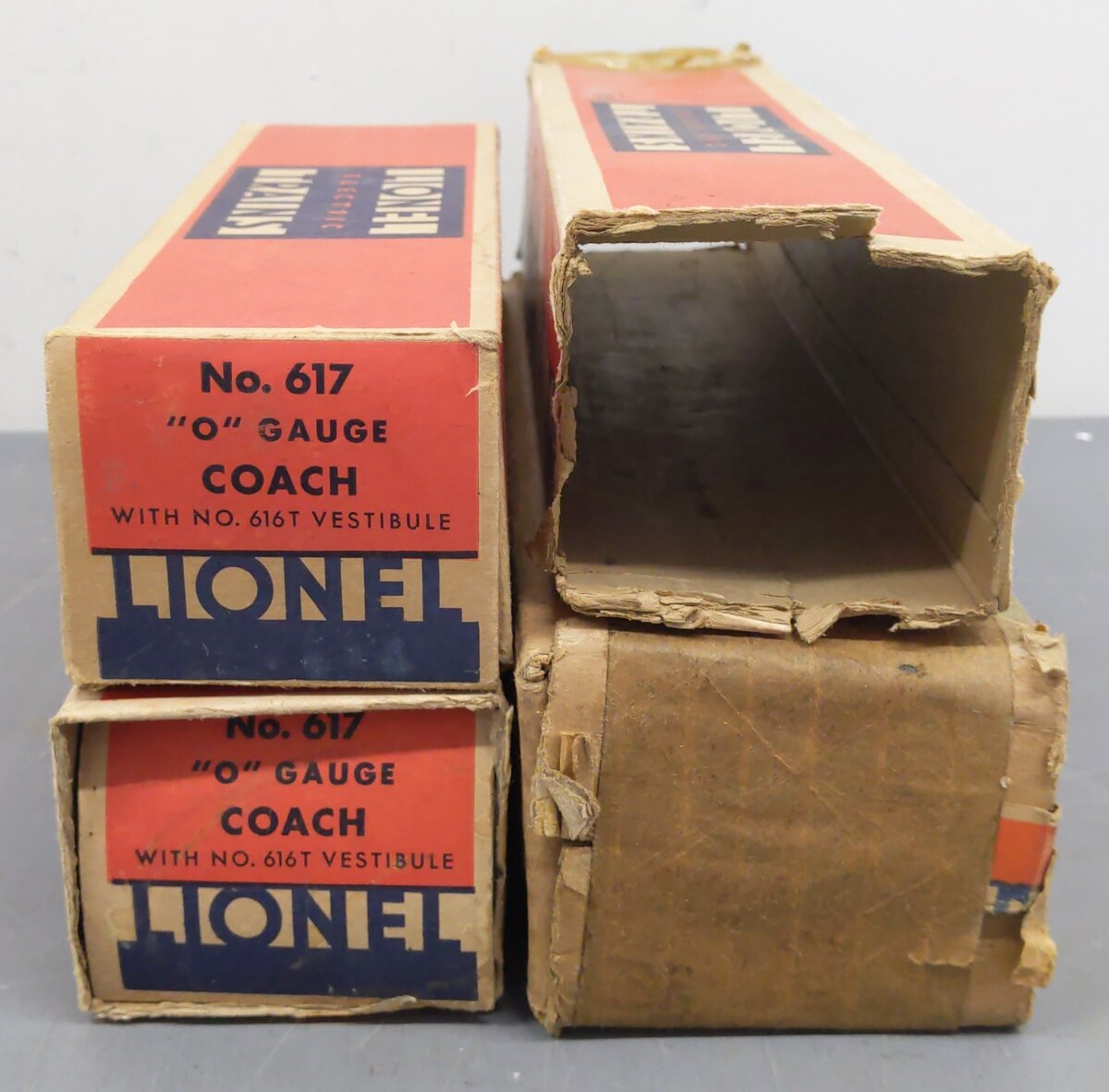Lionel 616 Vintage O Gauge Flying Yankee Passenger Set: 616, (2) 617, & 618 VG/Box