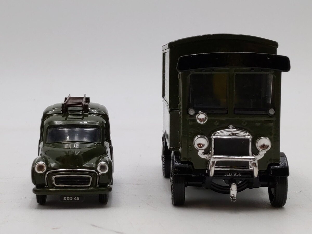 Corgi D15/1 1:50 Scale GPO Telephones Limited Ed Morris Minor & AEC Cabover Vans NIB