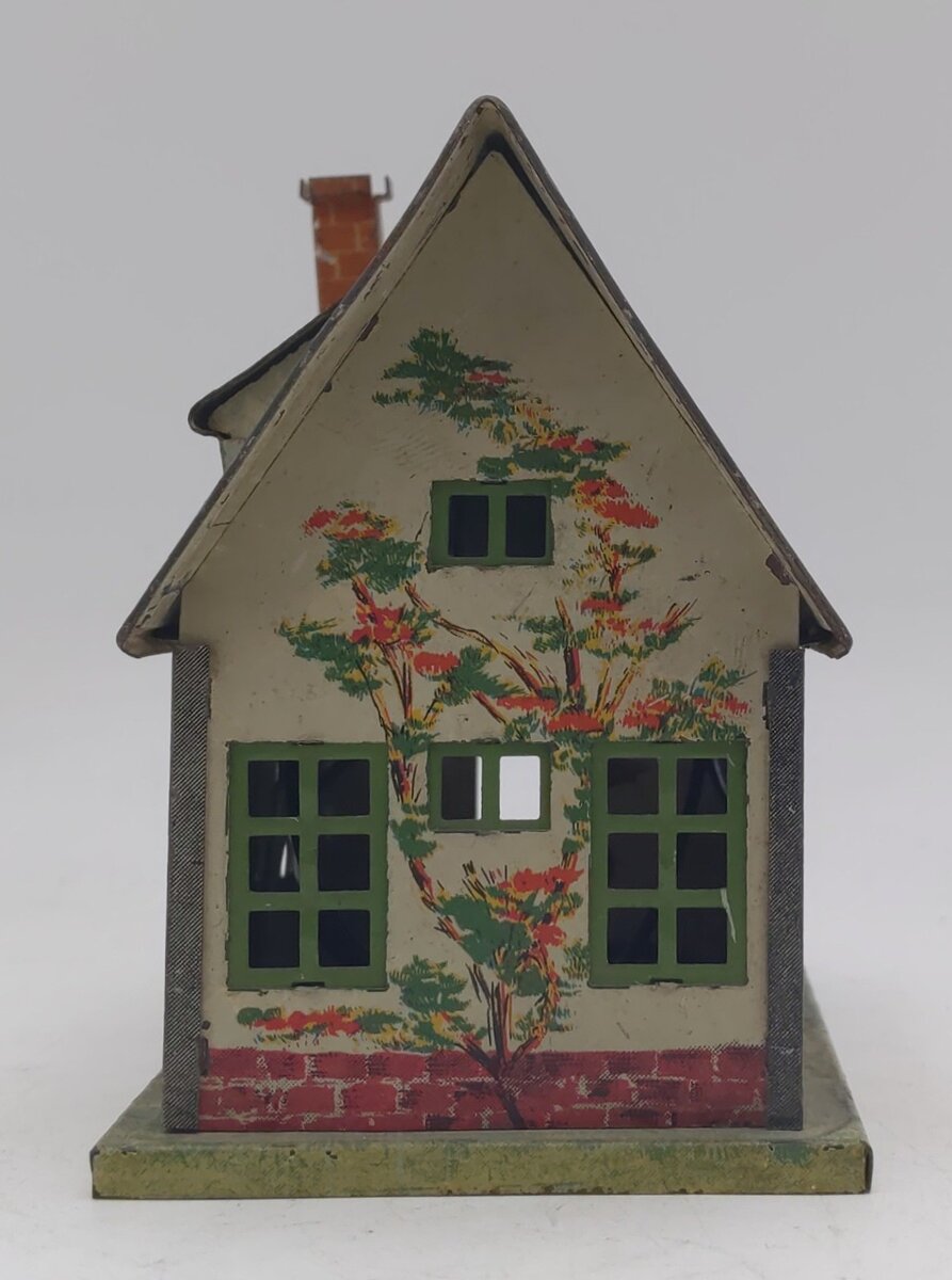 Lionel 184 Vintage O Prewar Illuminated Tinplate Bungalow VG