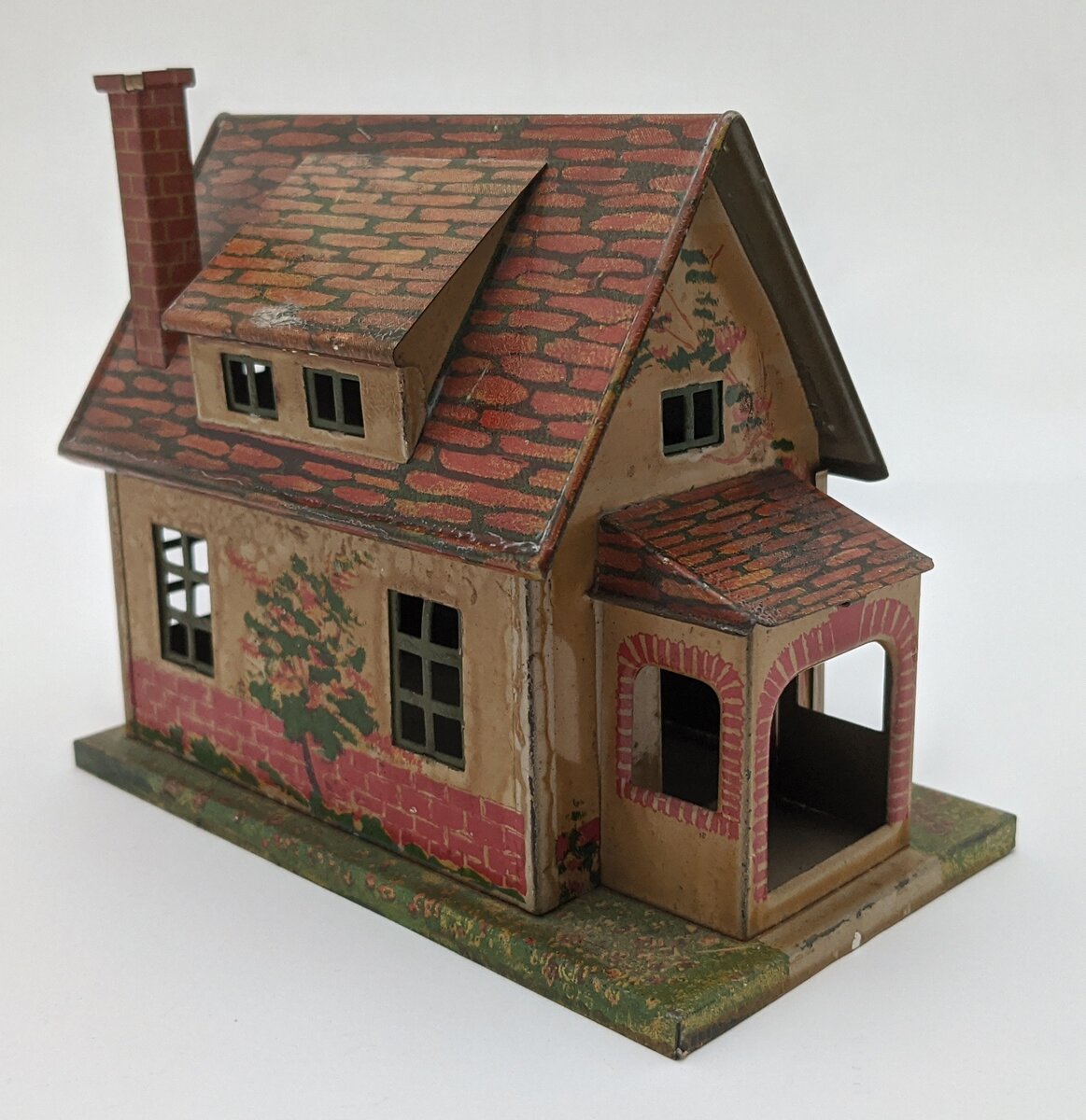 Lionel 184 Vintage O Prewar Illuminated Tinplate Bungalow VG