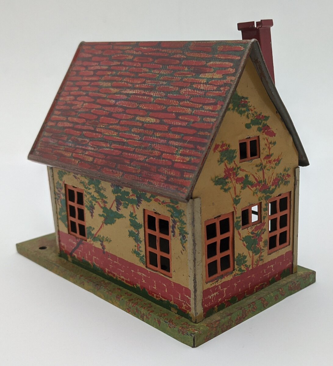 Lionel 184 Vintage O Prewar Illuminated Tinplate Bungalow VG