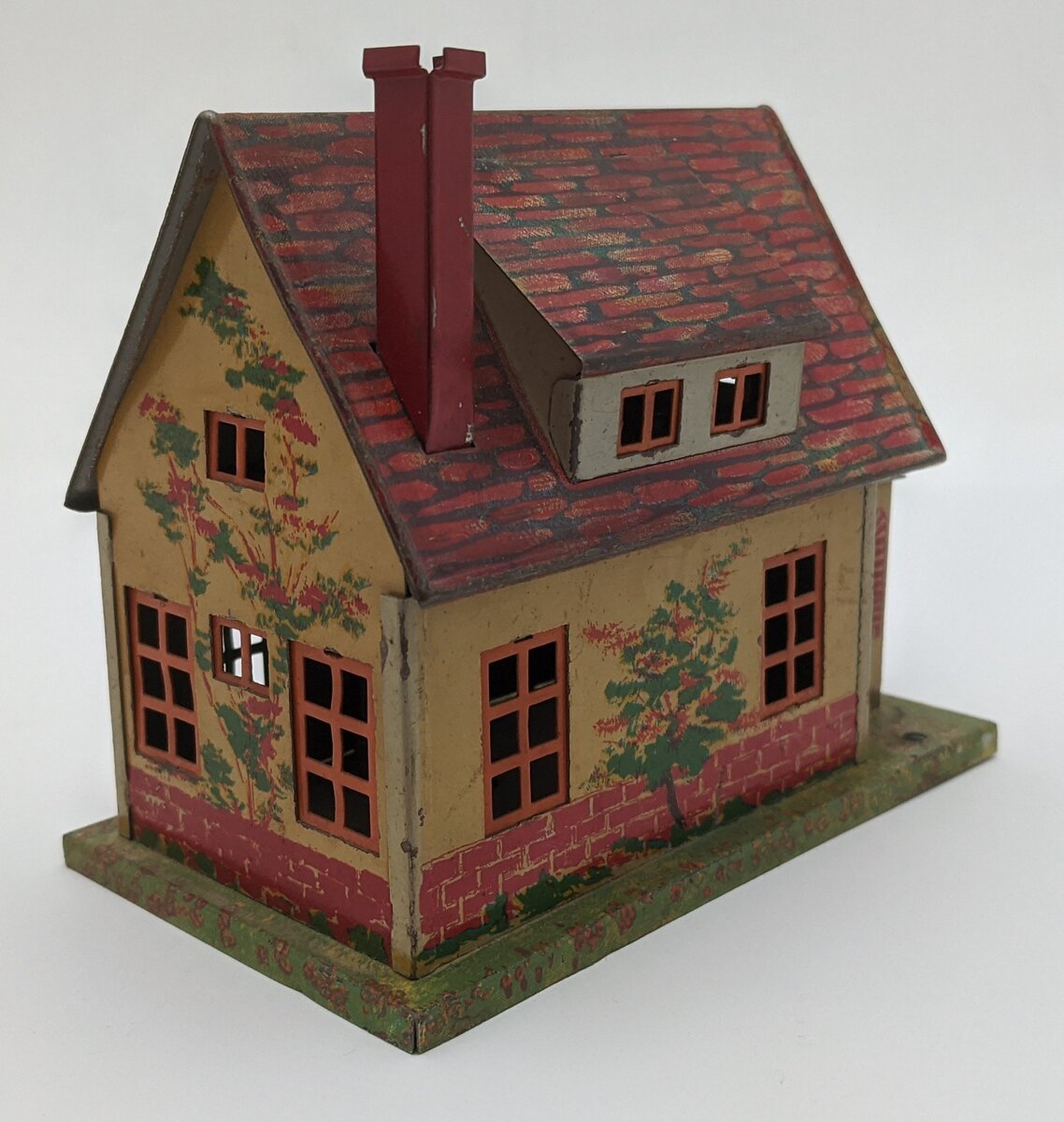 Lionel 184 Vintage O Prewar Illuminated Tinplate Bungalow VG