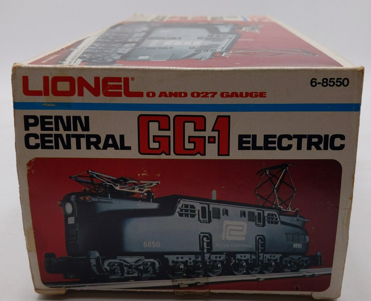Lionel 6-8550 O Gauge Penn Central GG-1 Electric Locomotive #8850 VG/Box