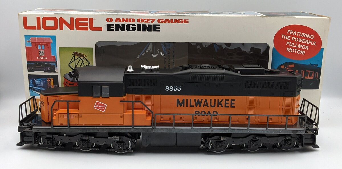 Lionel 6-8855 O Gauge Milwaukee Road SD-18 Powered Diesel Locomotive EX/Box