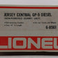 Lionel 6-8561 O Jersey Central GP-9 Non-Powered Diesel Locomotive EX/Box