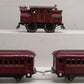 Lionel 150 Vintage O NYC 0-4-0 Electric Loco & #600 Passenger Cars [3] VG